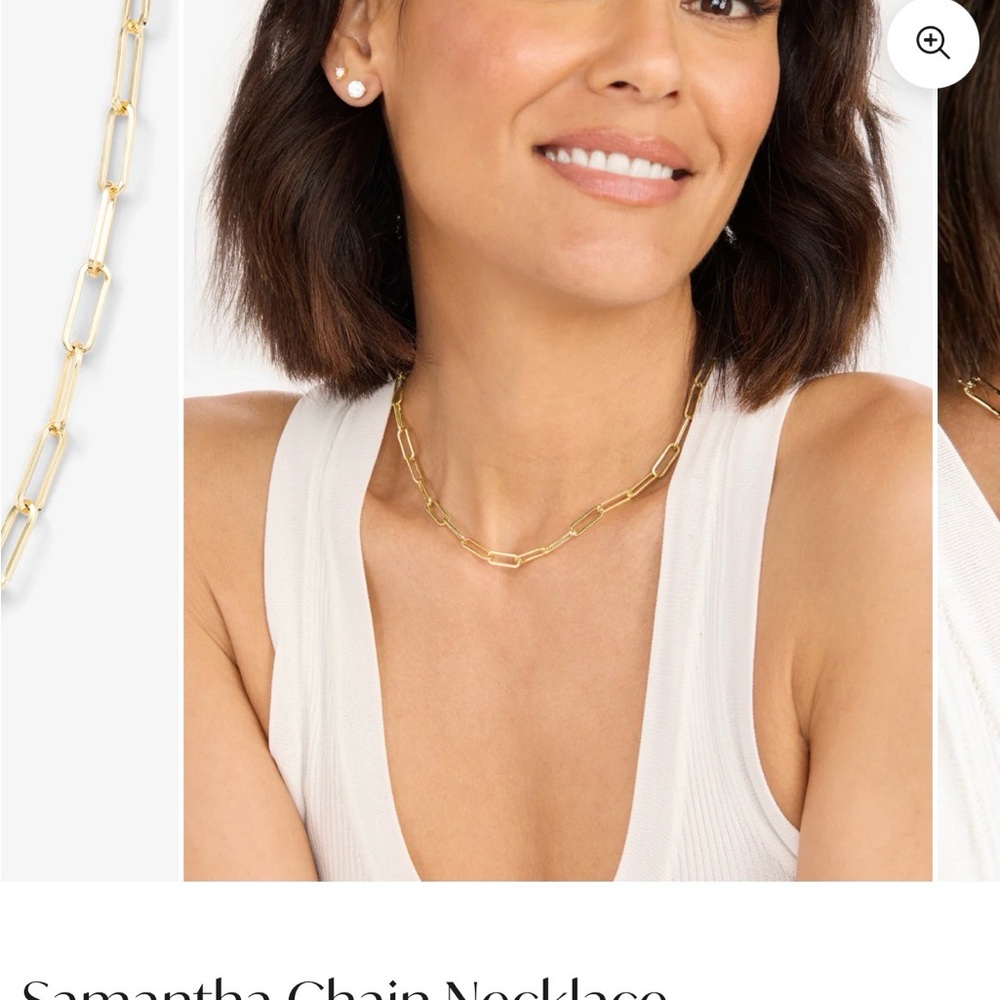 Melinda Maria Samantha Gold Chain Necklace